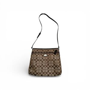 Coach Signature Brown Crossbody Bag